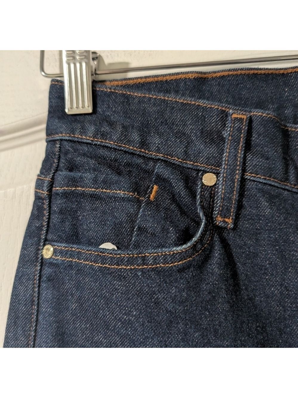 NWT Goldsign | The High Rise Slim In Rinse Dark Wash - Picture 11 of 15